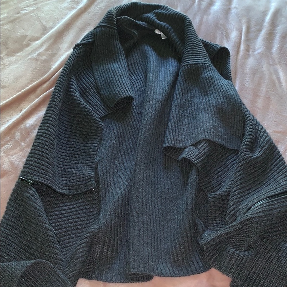 gray vest